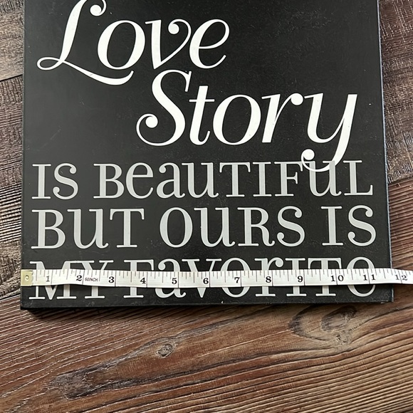 Painted Wood Wedding Sign - Picture 4 of 4